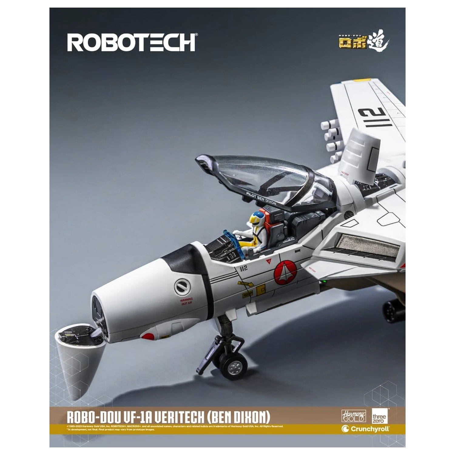 Robotech Action figura ROBO-DOU VF-1A Veritech (Ben Dixon) 20 cm fotografija izdelka