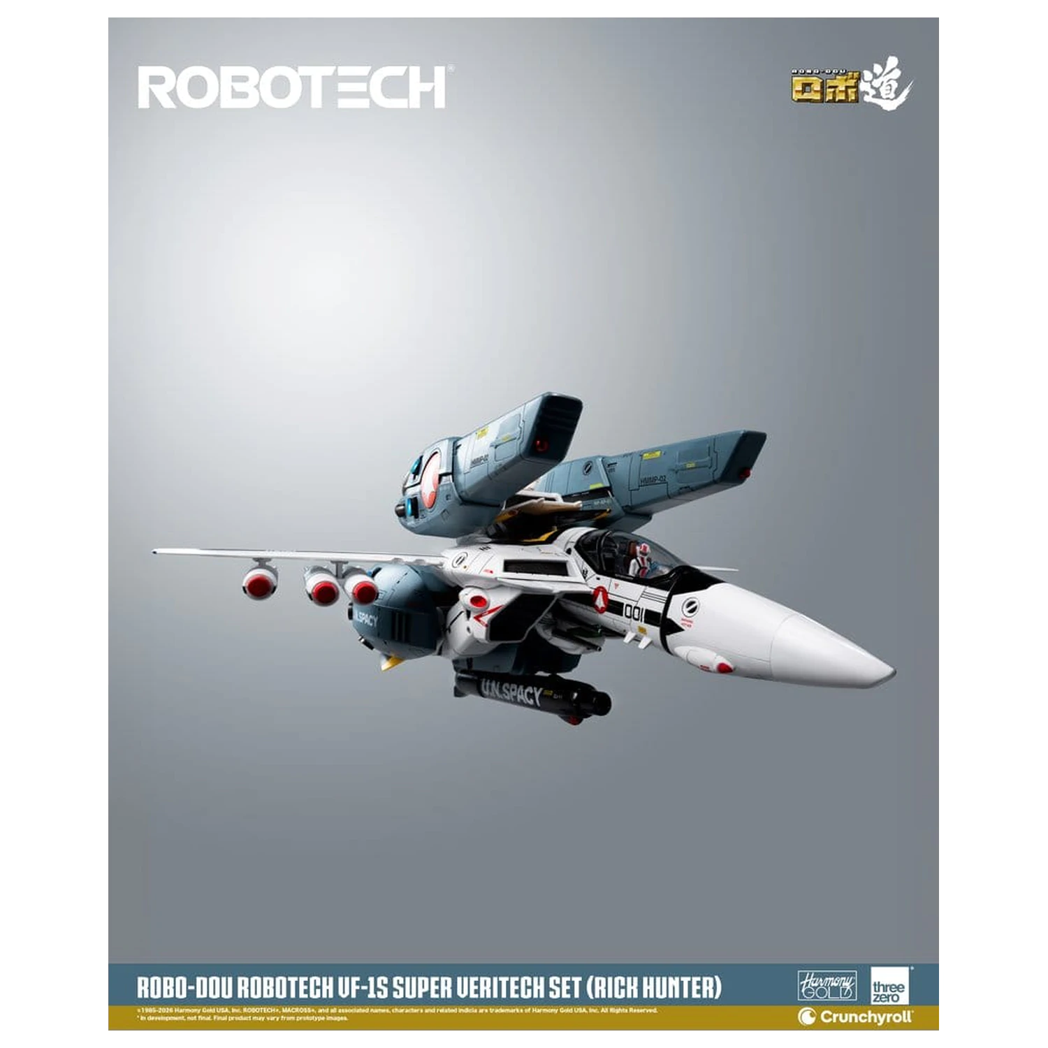 Robotech Robo-Dou akcijska figura VF-1S Super Veritech Set (Rick Hunter) 20 cm fotografija izdelka