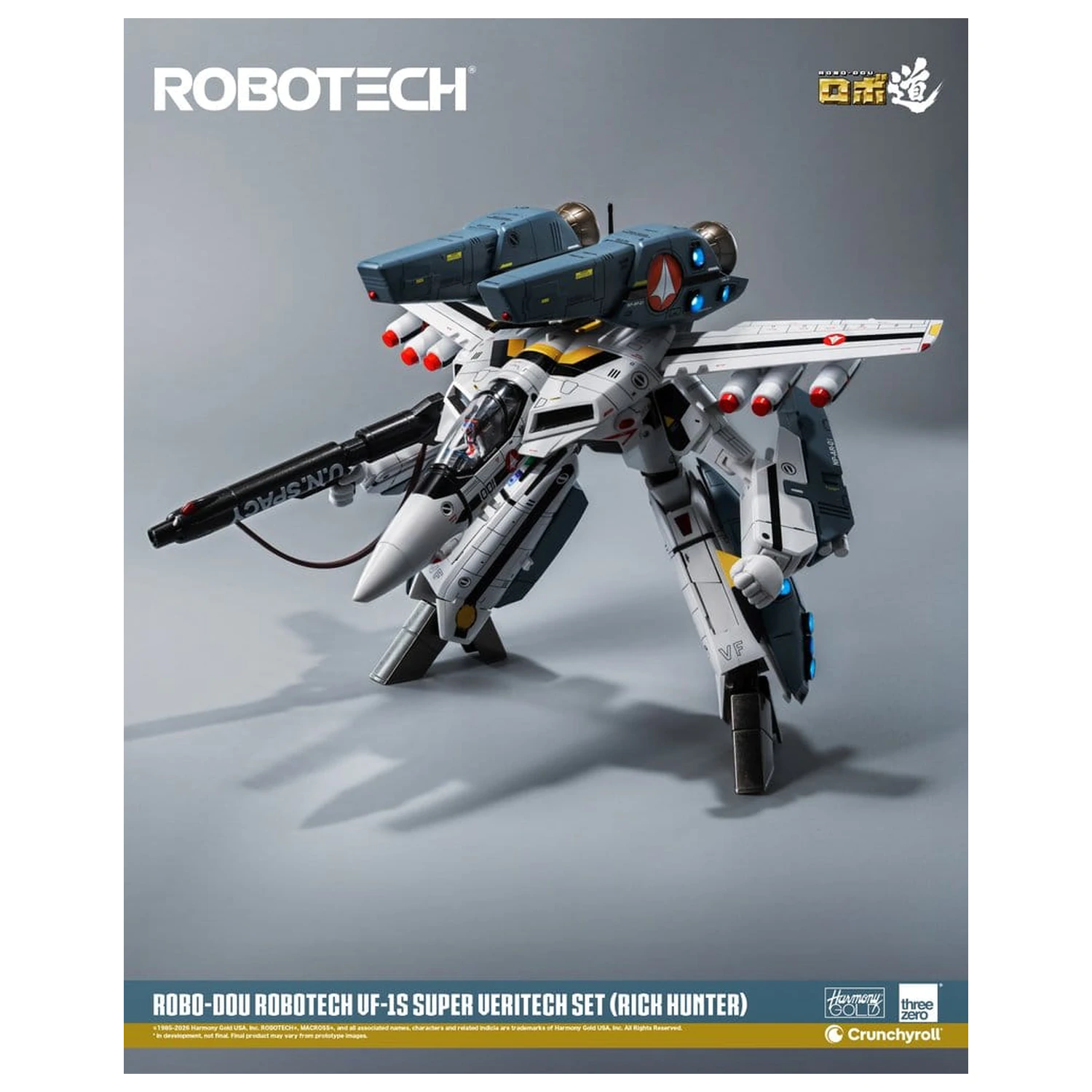 Robotech Robo-Dou akcijska figura VF-1S Super Veritech Set (Rick Hunter) 20 cm fotografija izdelka
