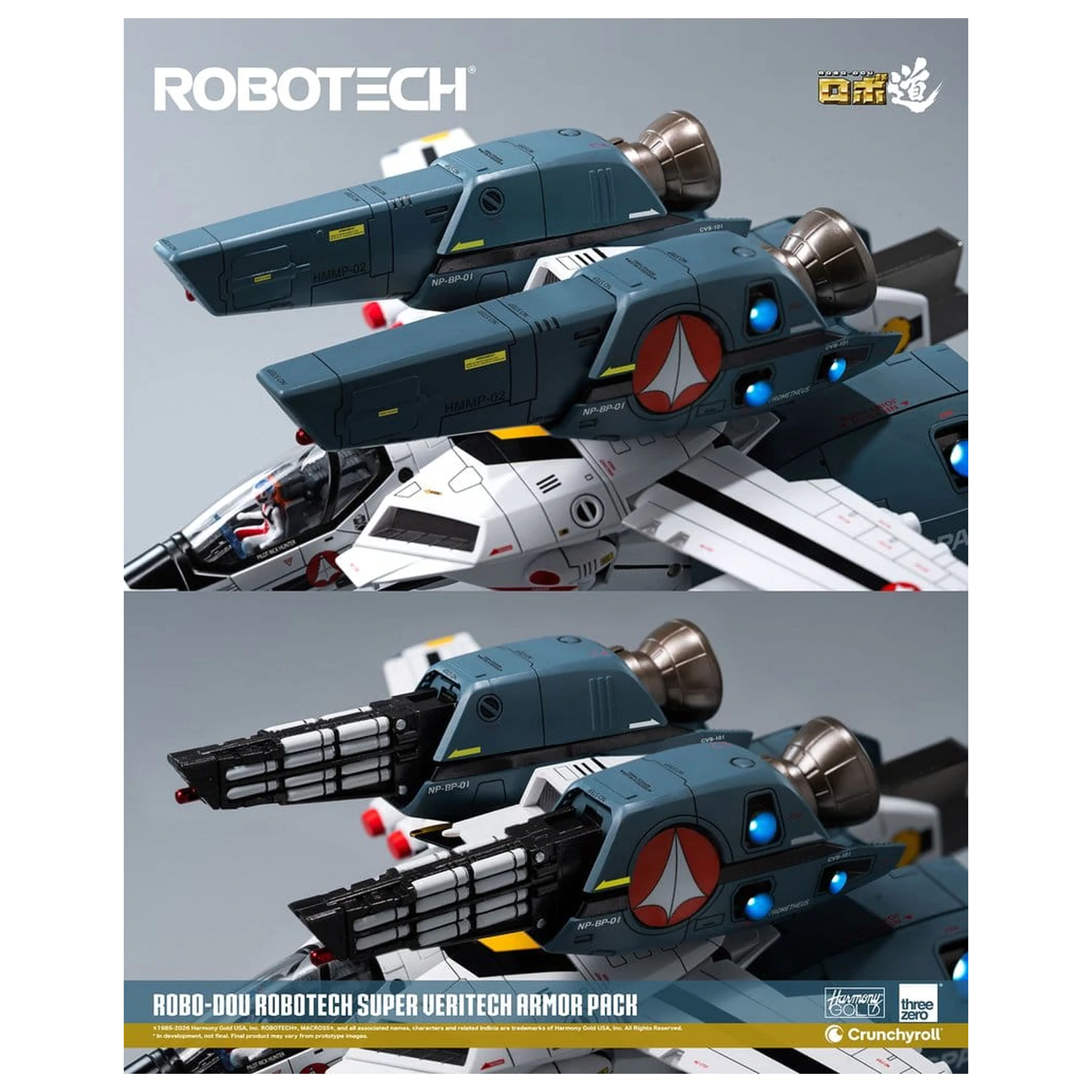 Robotech Robo-Dou komplet dodatkov Super Veritech oklepni paket fotografija izdelka