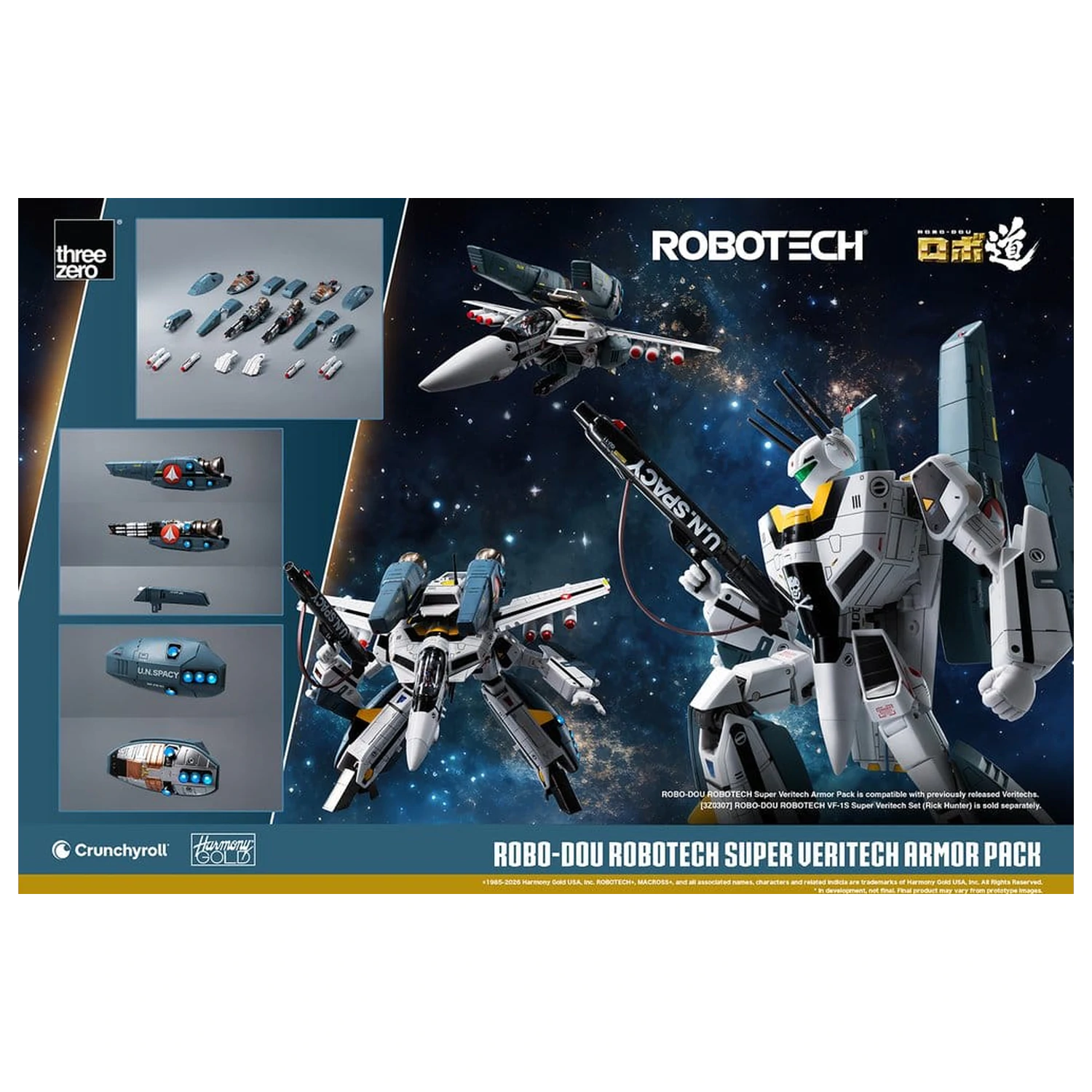 Robotech Robo-Dou komplet dodatkov Super Veritech oklepni paket fotografija izdelka
