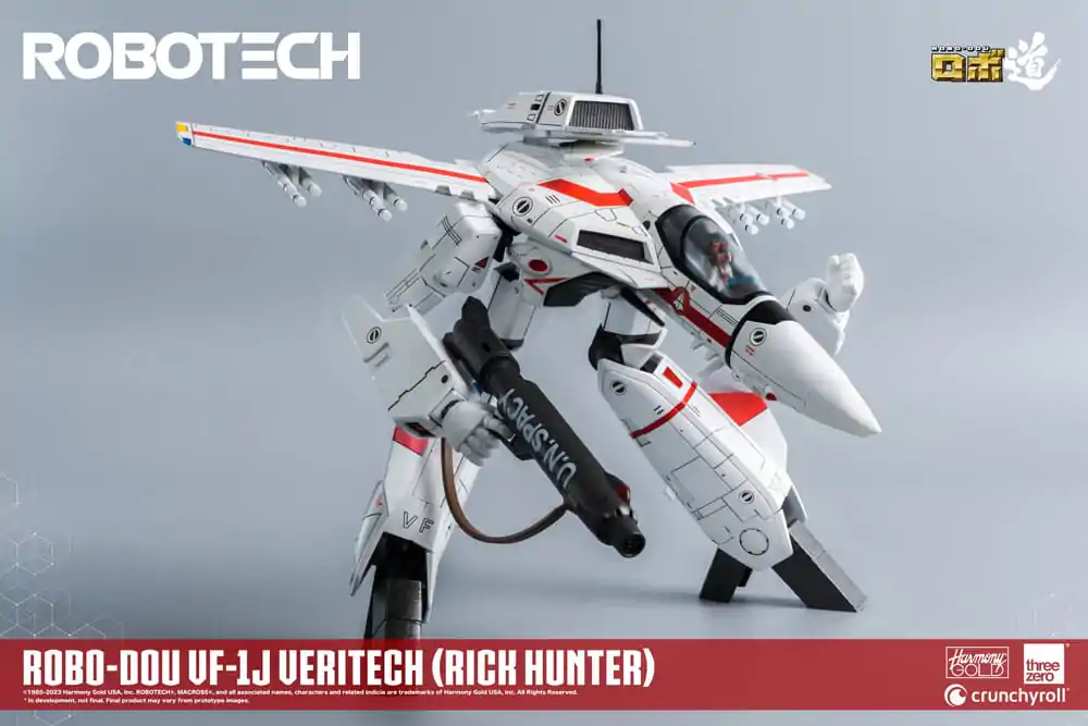 Akcijska figura Robotech ROBO-DOU VF-1J Veritech (Rick Hunter) 20 cm fotografija izdelka