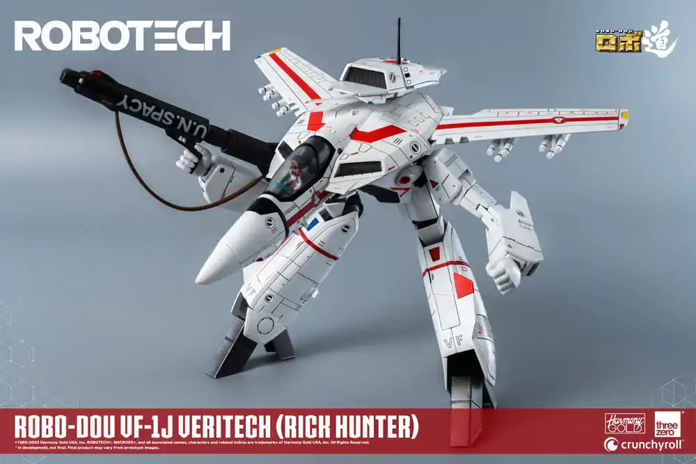 Akcijska figura Robotech ROBO-DOU VF-1J Veritech (Rick Hunter) 20 cm fotografija izdelka