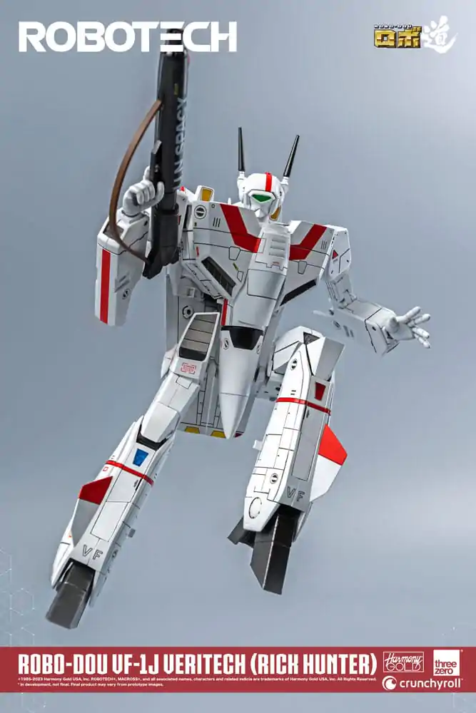 Akcijska figura Robotech ROBO-DOU VF-1J Veritech (Rick Hunter) 20 cm fotografija izdelka