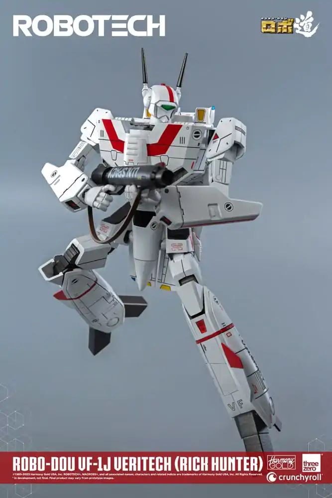 Akcijska figura Robotech ROBO-DOU VF-1J Veritech (Rick Hunter) 20 cm fotografija izdelka