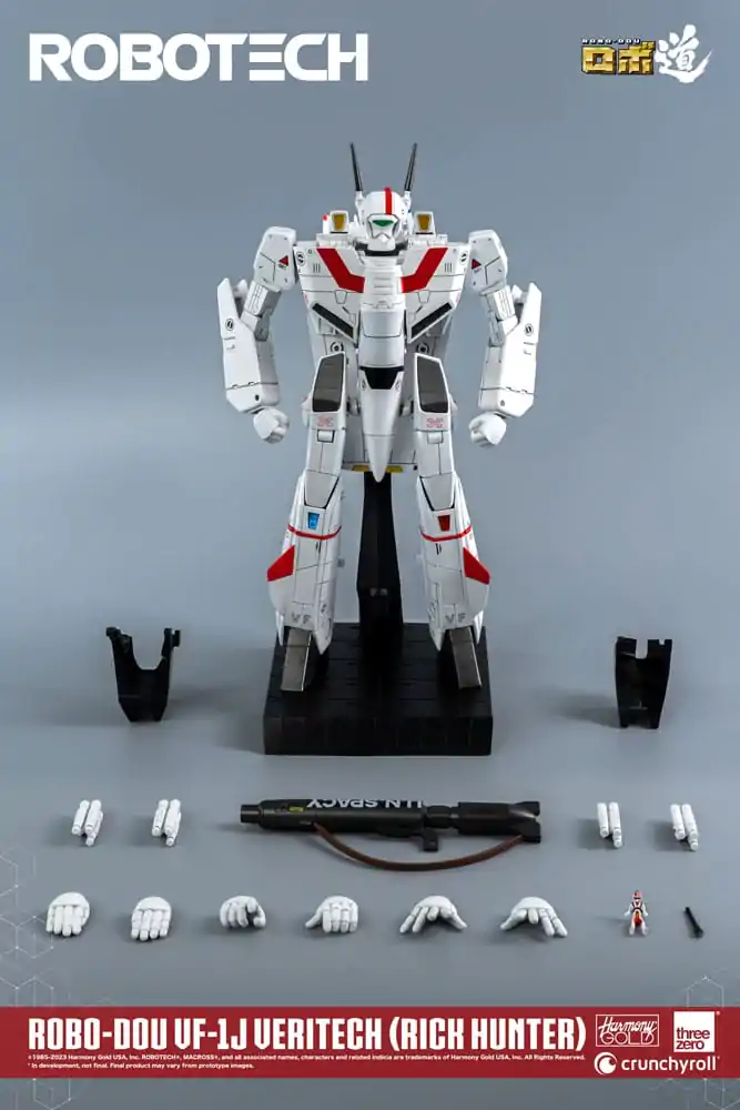 Akcijska figura Robotech ROBO-DOU VF-1J Veritech (Rick Hunter) 20 cm fotografija izdelka