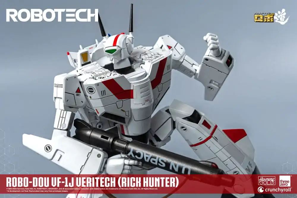 Akcijska figura Robotech ROBO-DOU VF-1J Veritech (Rick Hunter) 20 cm fotografija izdelka