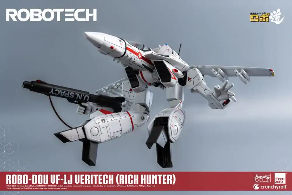 Akcijska figura Robotech ROBO-DOU VF-1J Veritech (Rick Hunter) 20 cm fotografija izdelka