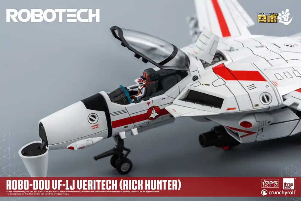 Akcijska figura Robotech ROBO-DOU VF-1J Veritech (Rick Hunter) 20 cm fotografija izdelka