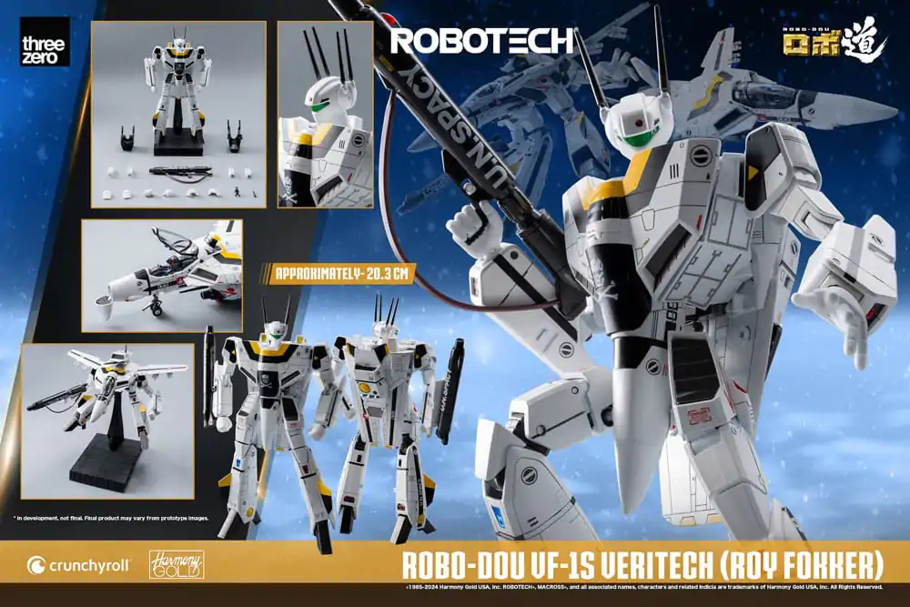 Robotech Akcijska figura ROBO-DOU VF-1S Veritech (Roy Fokker) 20 cm fotografija izdelka
