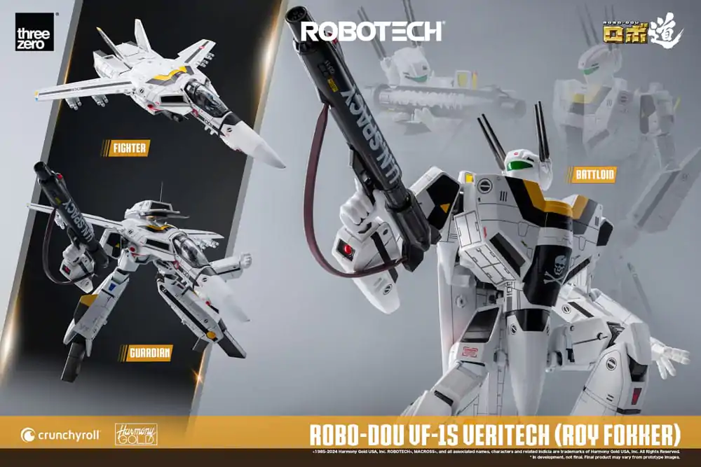 Robotech Akcijska figura ROBO-DOU VF-1S Veritech (Roy Fokker) 20 cm fotografija izdelka