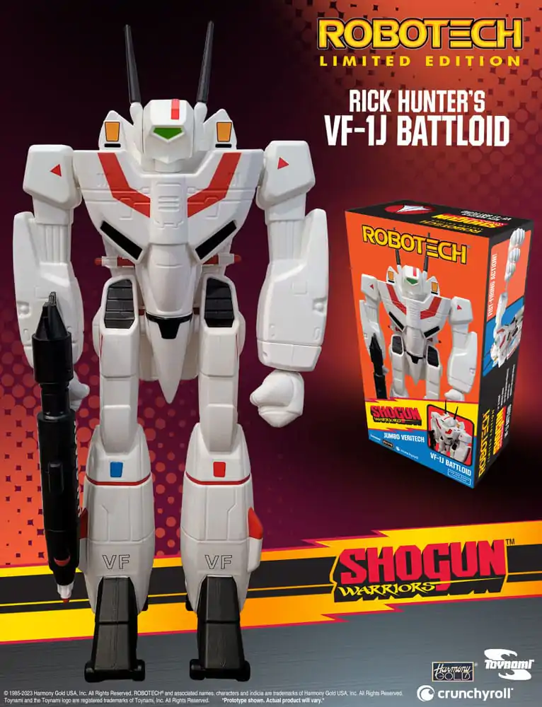 Robotech Shogun Warriors Collection akcijska figura Rick Hunter´s VF-1J Limited Edition 60 cm  fotografija izdelka