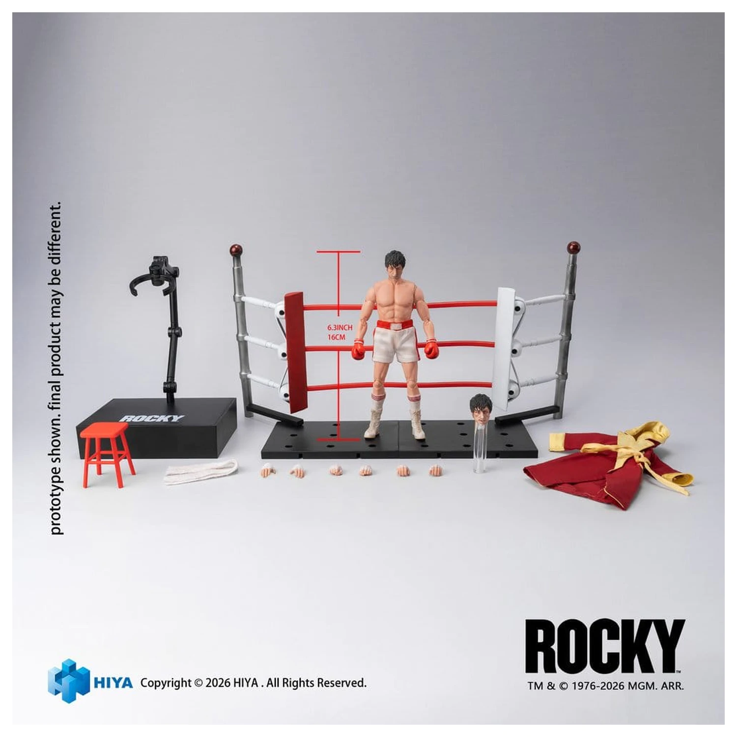 Rocky I Izvrstna super akcijska figura 1/12 Rocky 16 cm fotografija izdelka