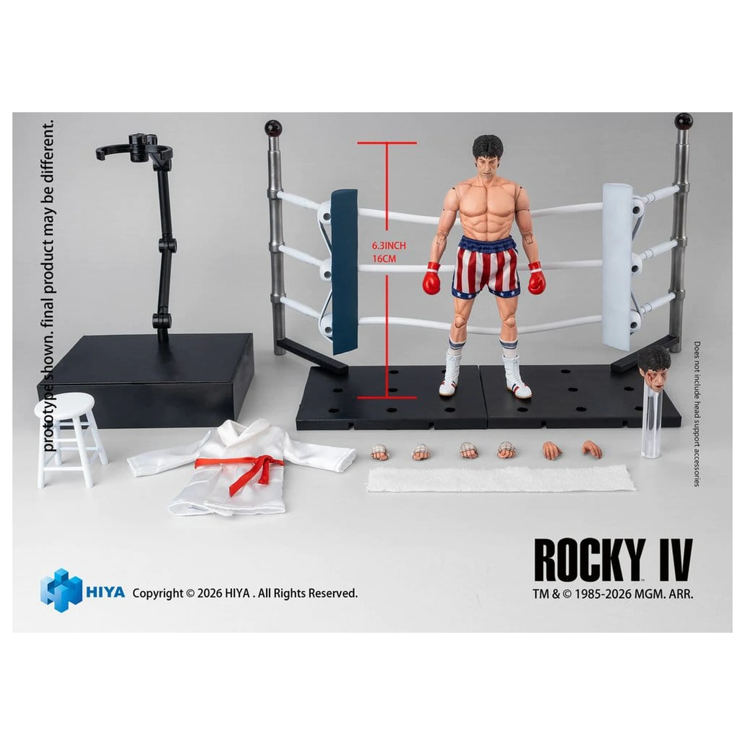 Rocky IV Exquisite Super Series akcijska figura 1/12 Rocky Boxer verzija 16 cm fotografija izdelka