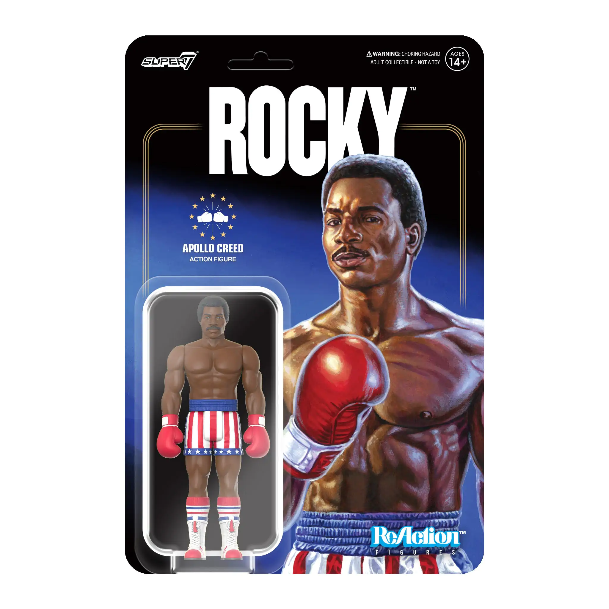 Rocky ReAction Akcijska Figura Apollo Creed 10 cm fotografija izdelka