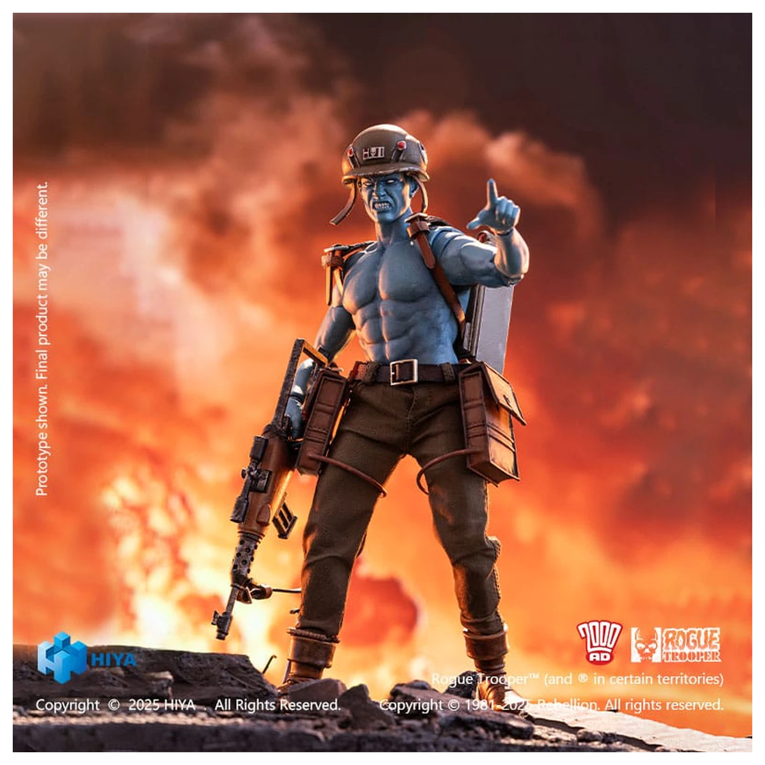 Rogue Trooper Exquisite Super Series  akcijska figura 1/12 Rogue Trooper 16 cm fotografija izdelka