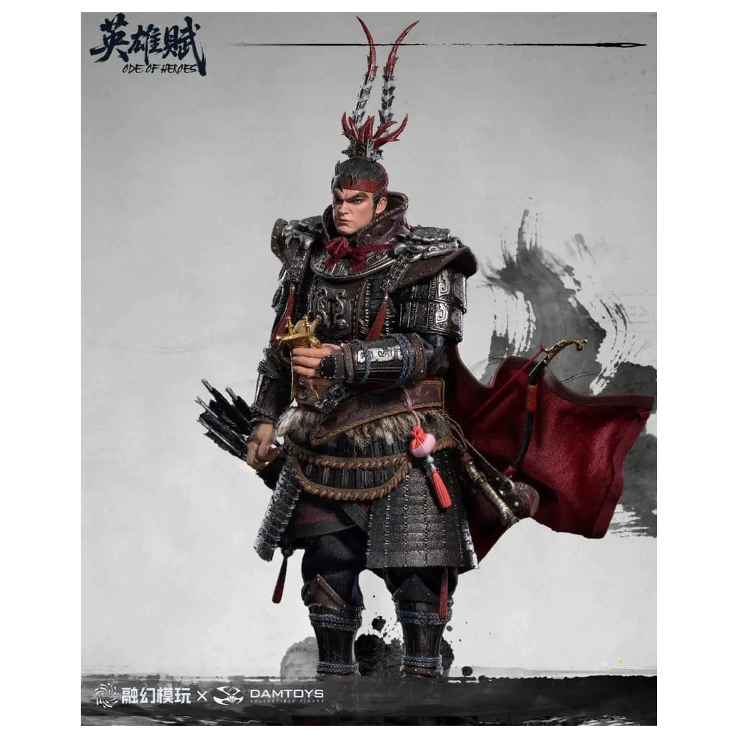 Romance of the Three Kingdoms akcijska figura 1/12 Ode of Heroes: Lu Bu (Deluxe) 17 cm fotografija izdelka