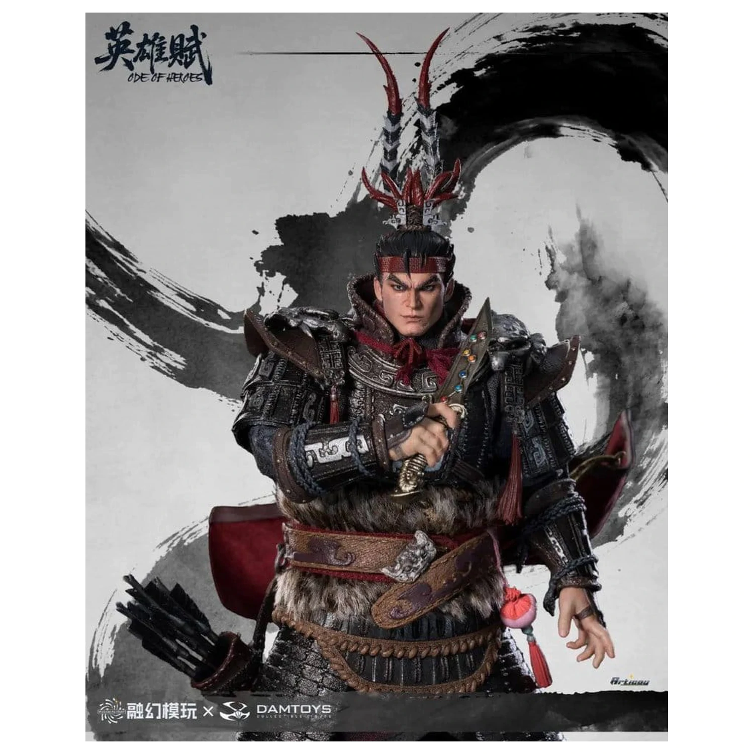 Romance of the Three Kingdoms akcijska figura 1/12 Ode of Heroes: Lu Bu (Deluxe) 17 cm fotografija izdelka