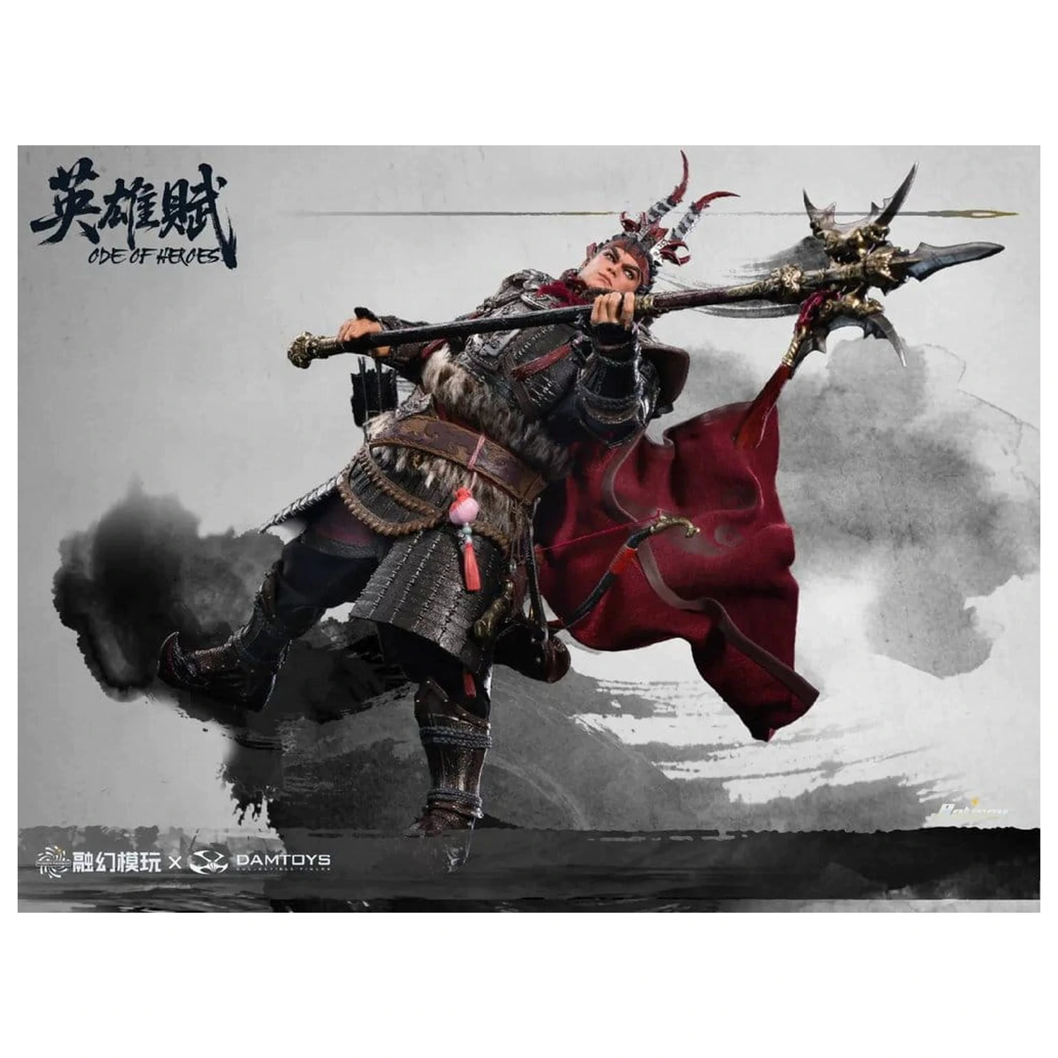 Romance of the Three Kingdoms akcijska figura 1/12 Ode of Heroes: Lu Bu (Deluxe) 17 cm fotografija izdelka