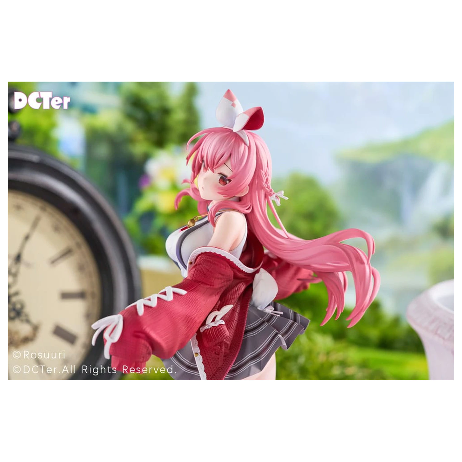 Rosuuri Original Character PVC kip 1/7 White Rabbit Rosu Casual Clothes Ver. 25 cm fotografija izdelka