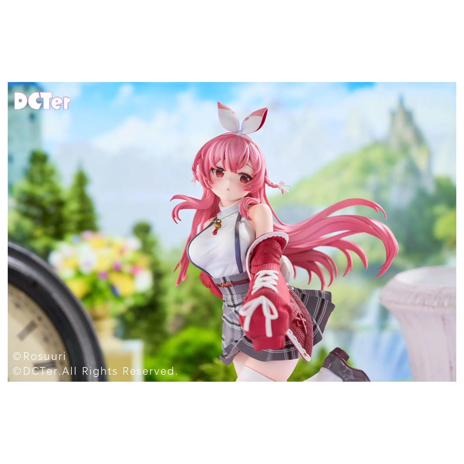 Rosuuri Original Character PVC kip 1/7 White Rabbit Rosu Casual Clothes Ver. 25 cm fotografija izdelka