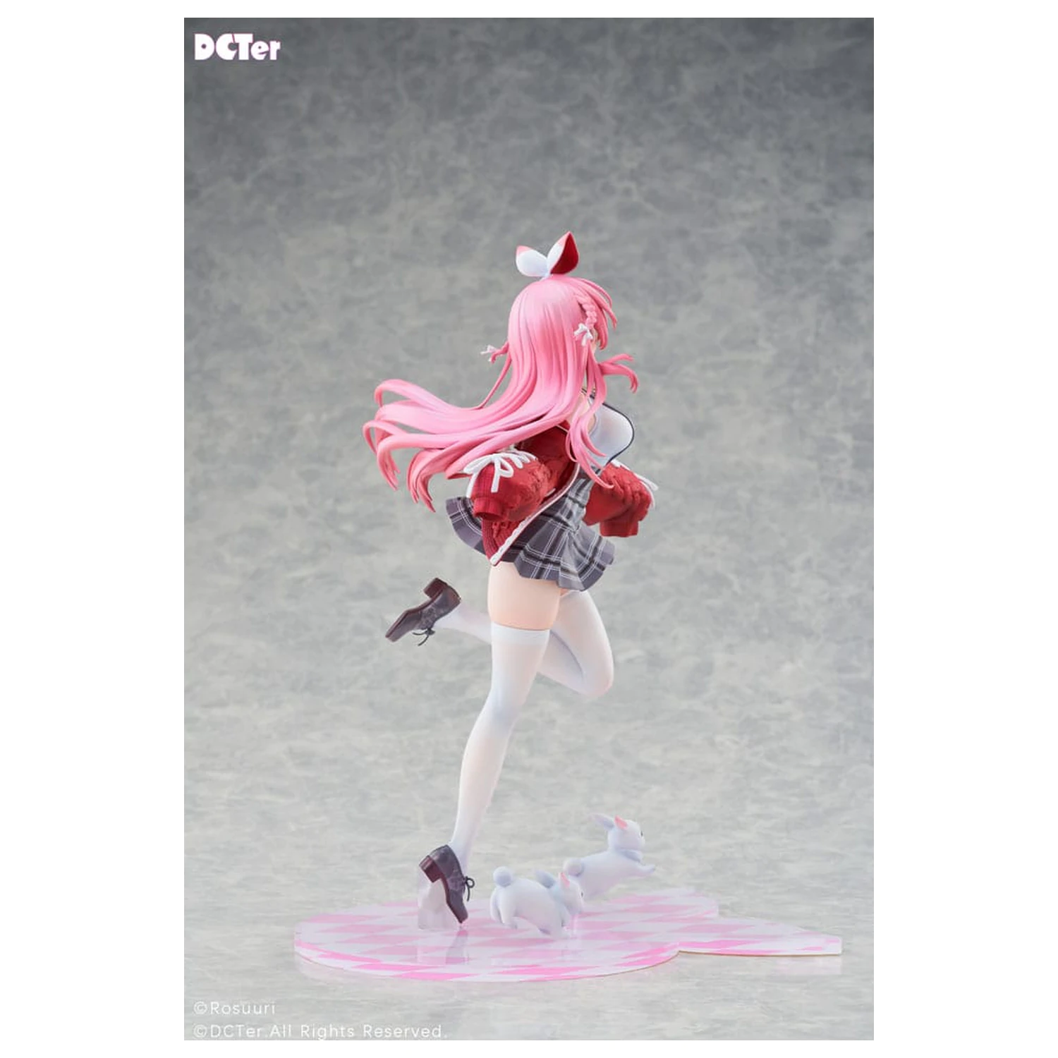 Rosuuri Original Character PVC kip 1/7 White Rabbit Rosu Casual Clothes Ver. 25 cm fotografija izdelka
