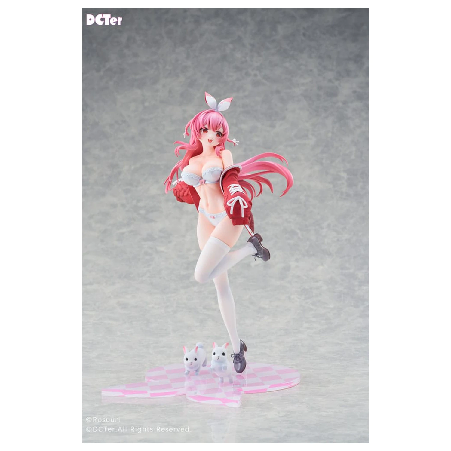 Rosuuri Original Character PVC kip 1/7 White Rabbit Rosu Swimsuit Ver. 25 cm fotografija izdelka
