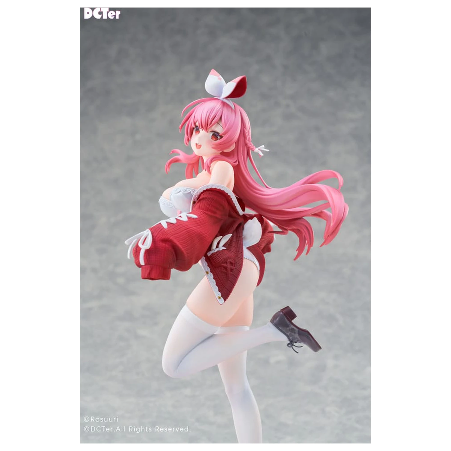Rosuuri Original Character PVC kip 1/7 White Rabbit Rosu Swimsuit Ver. 25 cm fotografija izdelka