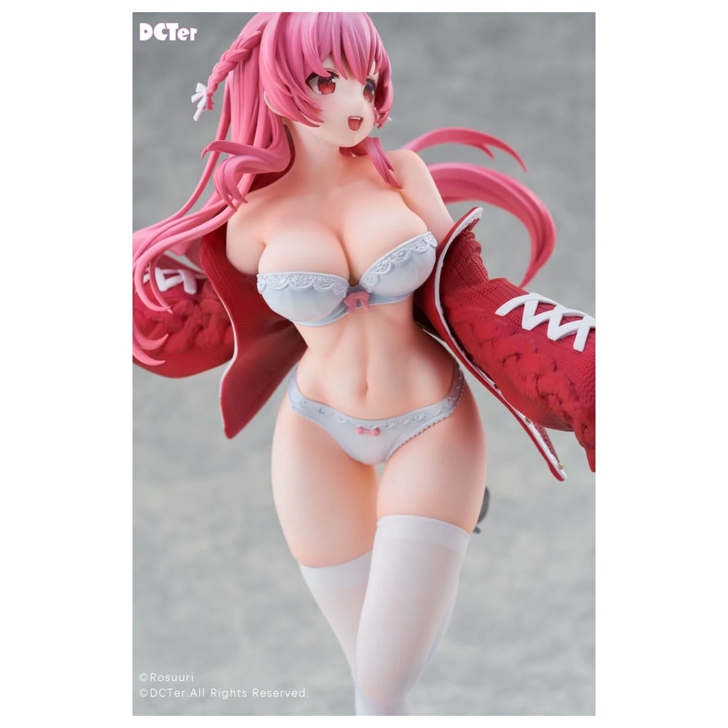 Rosuuri Original Character PVC kip 1/7 White Rabbit Rosu Swimsuit Ver. 25 cm fotografija izdelka