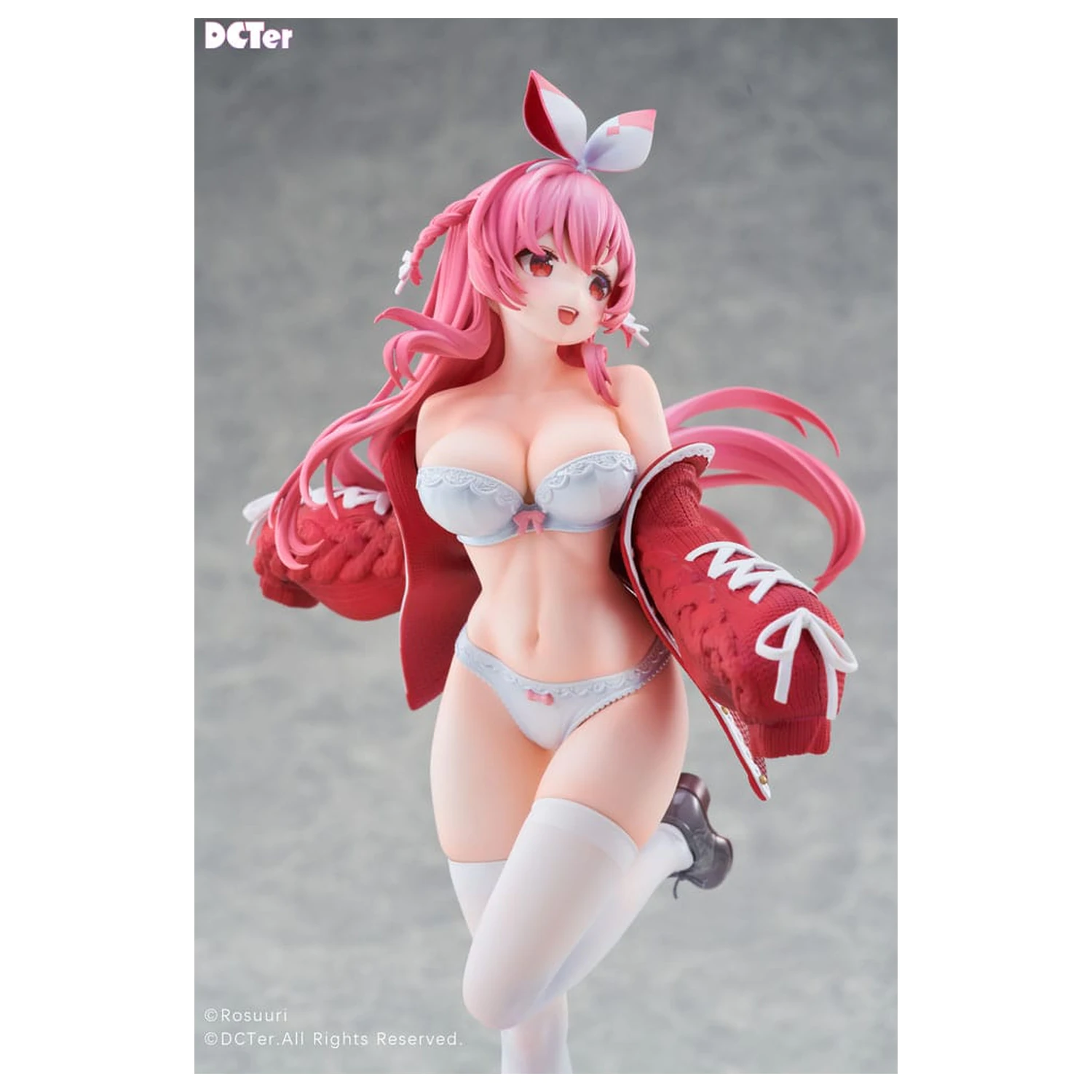Rosuuri Original Character PVC kip 1/7 White Rabbit Rosu Swimsuit Ver. 25 cm fotografija izdelka