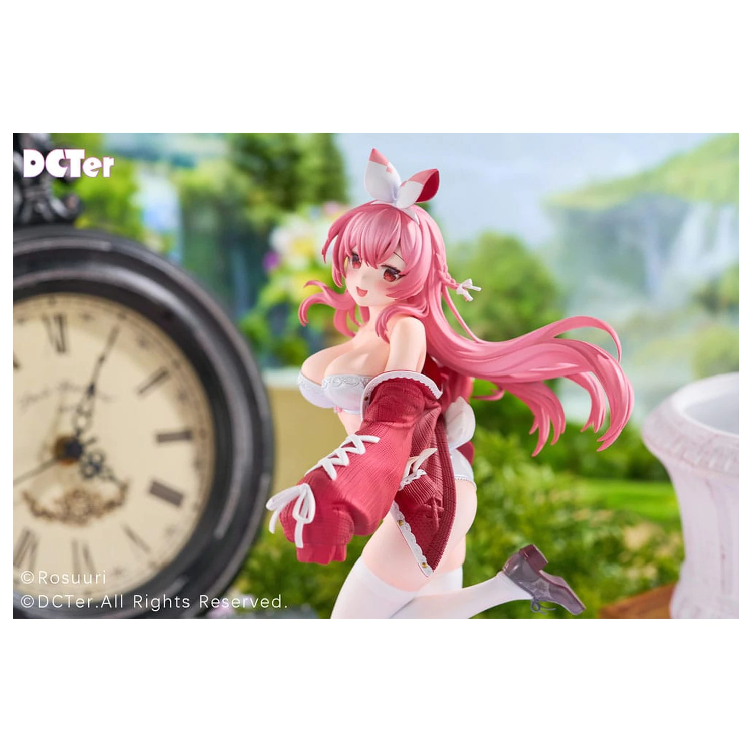 Rosuuri Original Character PVC kip 1/7 White Rabbit Rosu Swimsuit Ver. 25 cm fotografija izdelka