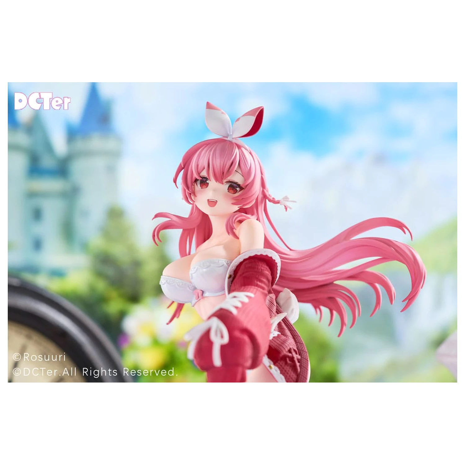 Rosuuri Original Character PVC kip 1/7 White Rabbit Rosu Swimsuit Ver. 25 cm fotografija izdelka