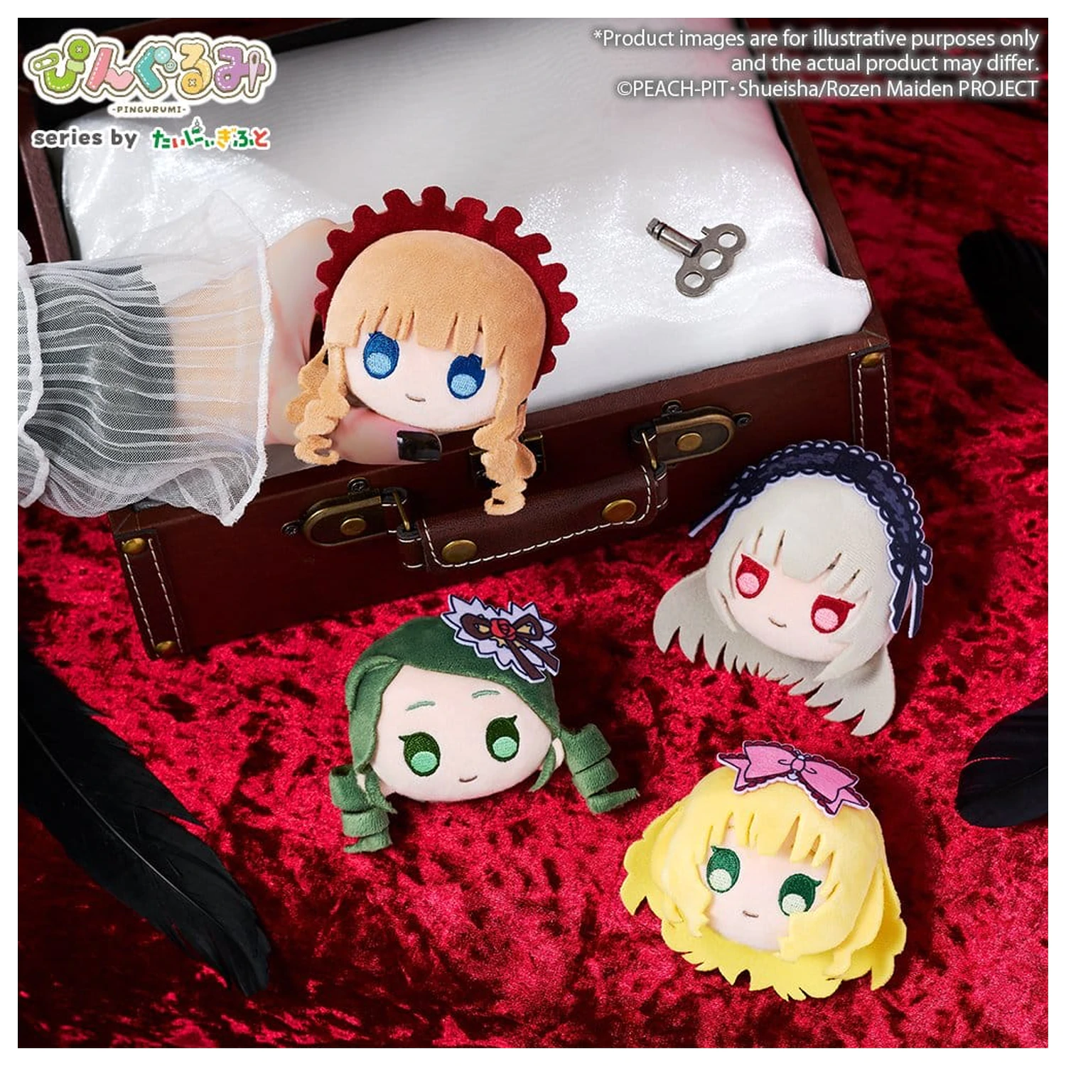 Rozen Maiden Pingurumi Pin Vol.1 Shinku 8 cm fotografija izdelka