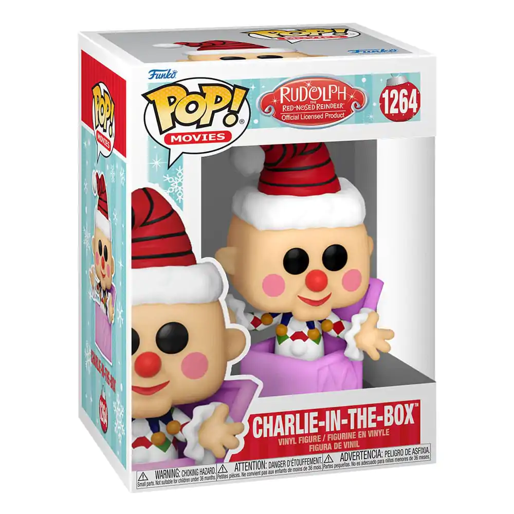 Rudolph the Red-Nosed Reindeer POP! Movies Vinilna figura Charlie in the Box 9 cm fotografija izdelka