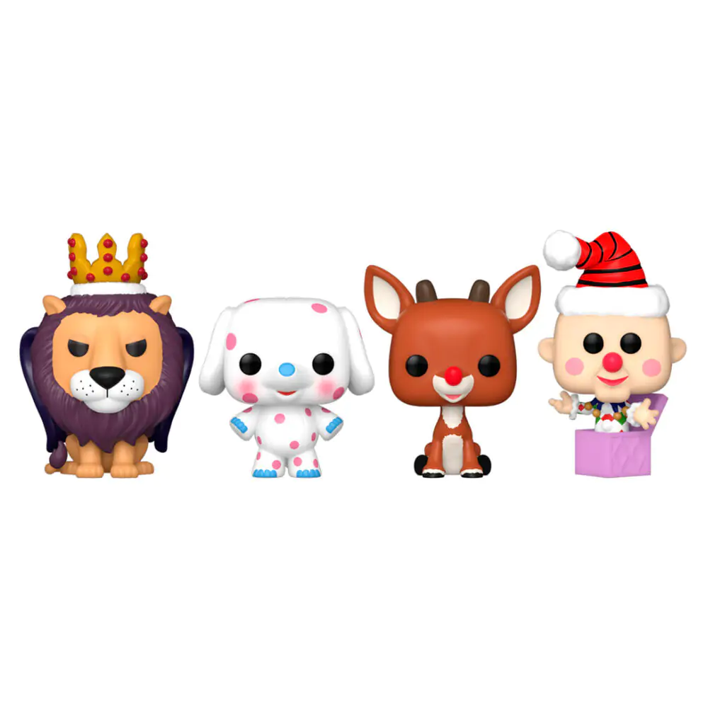 Rudolph Holiday 2024 Žepni Funko POP! Vinyl obeski za ključe 4-Pack Božično drevo škatla 4 cm fotografija izdelka