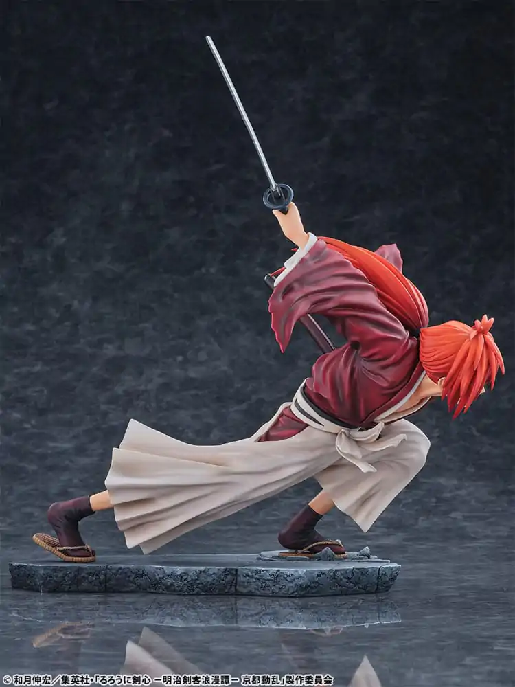 Rurouni Kenshin: Meiji Kenkaku Romantan Kyoto Douran PVC Figura 1/6 Kenshin Himura Amakakeruryuunohirameki Ver. 26 cm fotografija izdelka