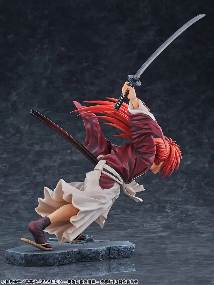 Rurouni Kenshin: Meiji Kenkaku Romantan Kyoto Douran PVC Figura 1/6 Kenshin Himura Amakakeruryuunohirameki Ver. 26 cm fotografija izdelka