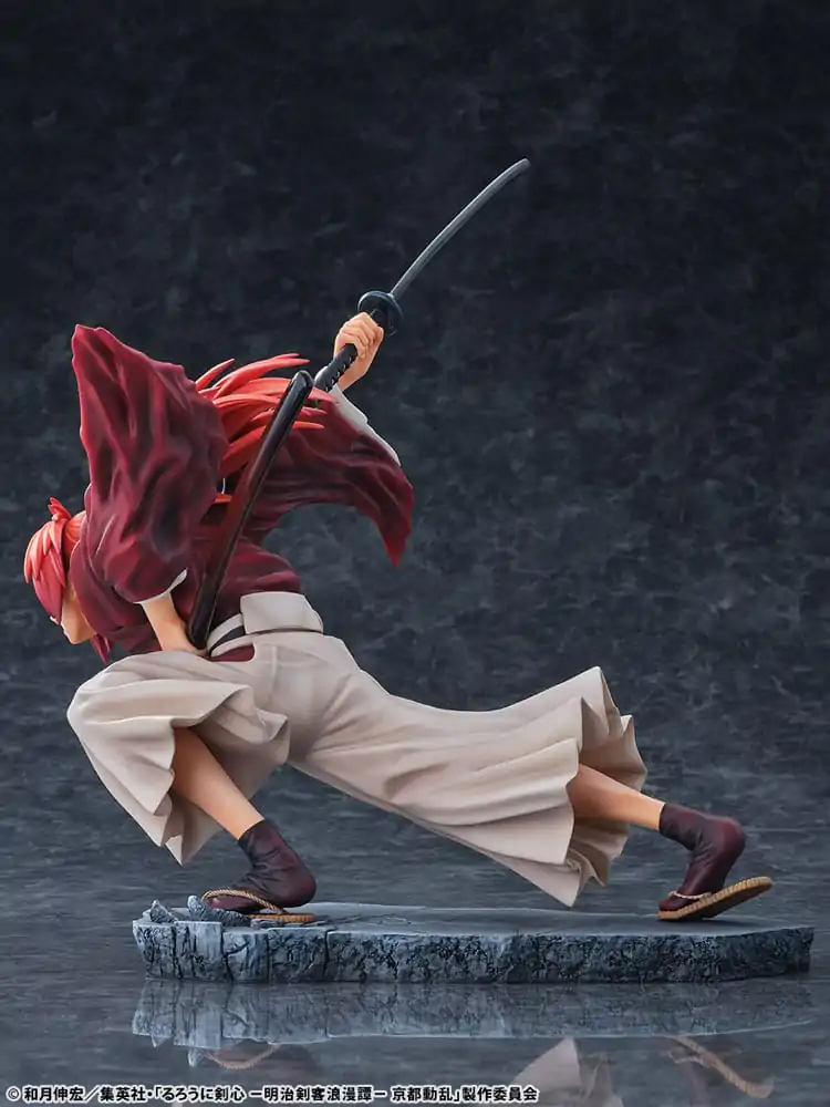 Rurouni Kenshin: Meiji Kenkaku Romantan Kyoto Douran PVC Figura 1/6 Kenshin Himura Amakakeruryuunohirameki Ver. 26 cm fotografija izdelka