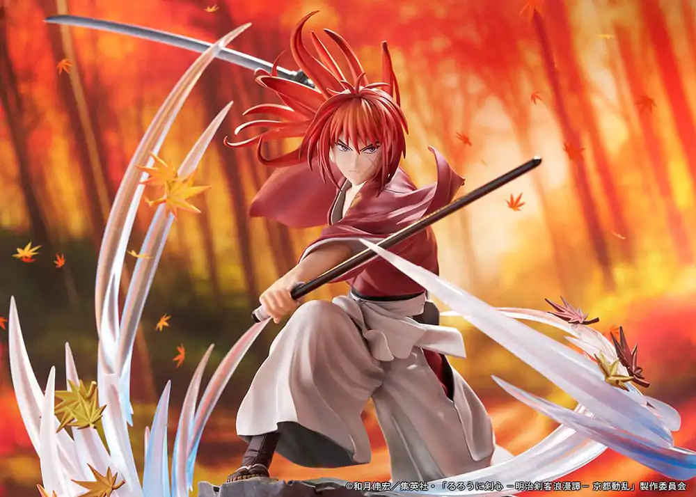 Rurouni Kenshin: Meiji Kenkaku Romantan Kyoto Douran PVC Kip 1/7 Kenshin Himura Souryusen Ver. 27 cm fotografija izdelka