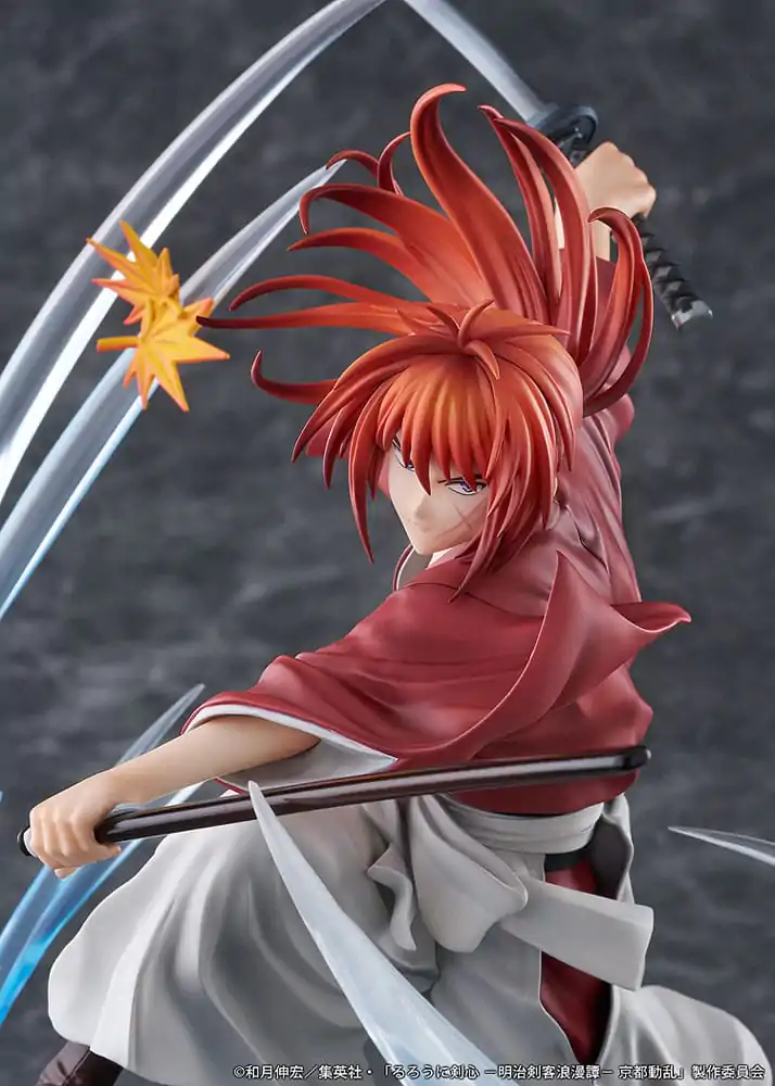 Rurouni Kenshin: Meiji Kenkaku Romantan Kyoto Douran PVC Kip 1/7 Kenshin Himura Souryusen Ver. 27 cm fotografija izdelka