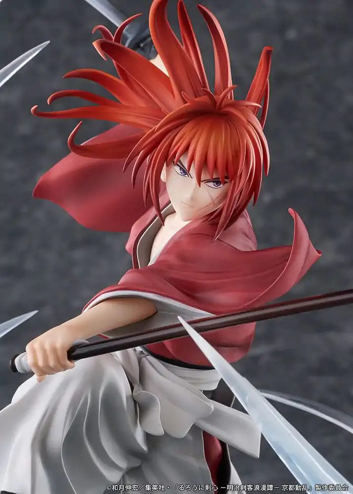 Rurouni Kenshin: Meiji Kenkaku Romantan Kyoto Douran PVC Kip 1/7 Kenshin Himura Souryusen Ver. 27 cm fotografija izdelka