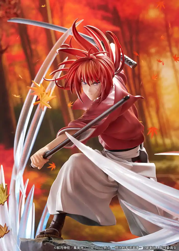 Rurouni Kenshin: Meiji Kenkaku Romantan Kyoto Douran PVC Kip 1/7 Kenshin Himura Souryusen Ver. 27 cm fotografija izdelka