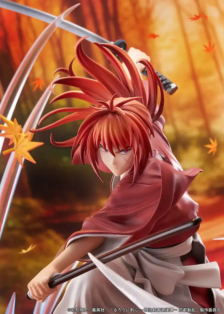 Rurouni Kenshin: Meiji Kenkaku Romantan Kyoto Douran PVC Kip 1/7 Kenshin Himura Souryusen Ver. 27 cm fotografija izdelka