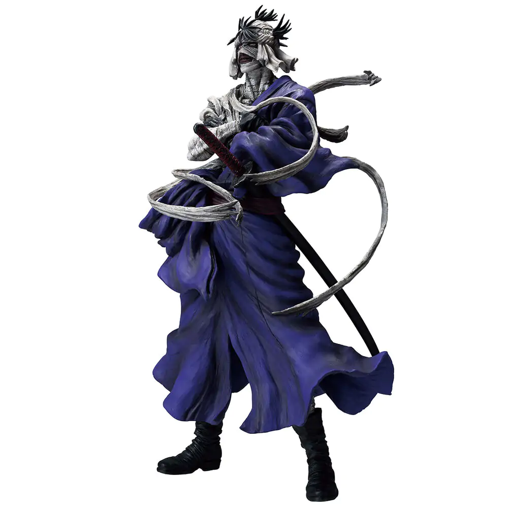 Rurouni Kenshin Meiji Swordsman Romantic Story Makoto Shishio Ichibansho figura 25 cm fotografija izdelka