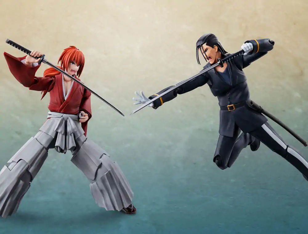 Rurouni Kenshin: Meiji Swordsman Romantic Story S.H. Figuarts akcijska figura Hajime Saito 17 cm fotografija izdelka