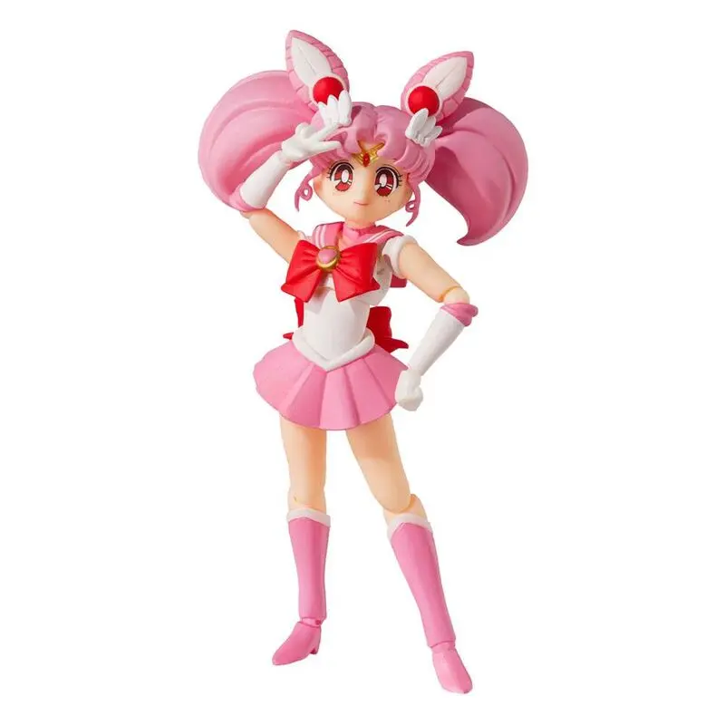 Sailor Moon S.H. Figuarts akcijska figura Sailor Chibi Moon Animation Color Edition 10 cm fotografija izdelka