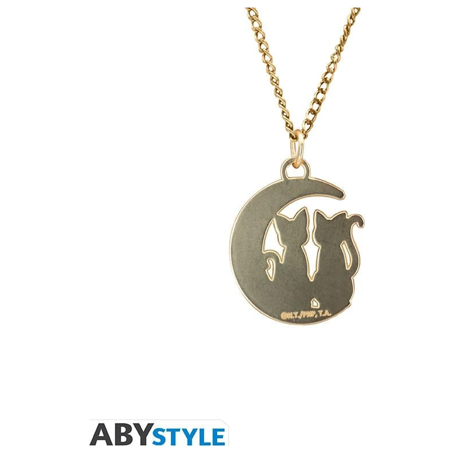 Sailor Moon Cats on the Moon nyaklánc z obeskom fotografija izdelka