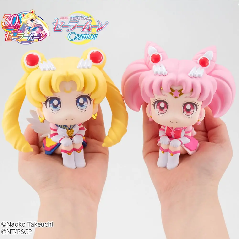 Sailor Moon Cosmos The Movie Look Look Up PVC Kipa Eternal Sailor Moon & Eternal Sailor Chibi Moon LTD Ver. 11 cm fotografija izdelka