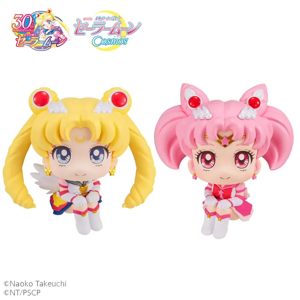 Sailor Moon Cosmos The Movie Look Look Up PVC Kipa Eternal Sailor Moon & Eternal Sailor Chibi Moon LTD Ver. 11 cm fotografija izdelka