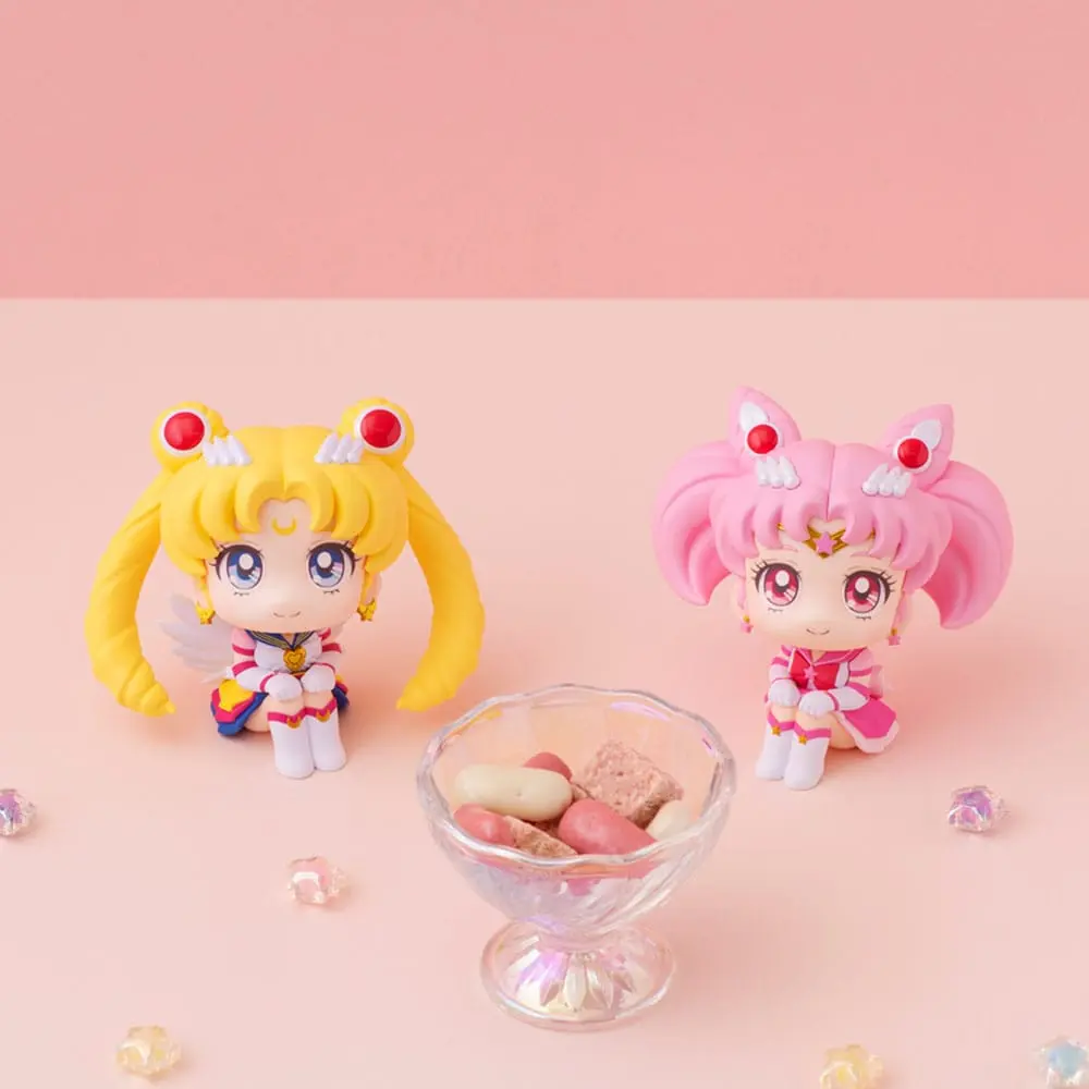 Sailor Moon Cosmos The Movie Look Look Up PVC Kipa Eternal Sailor Moon & Eternal Sailor Chibi Moon LTD Ver. 11 cm fotografija izdelka